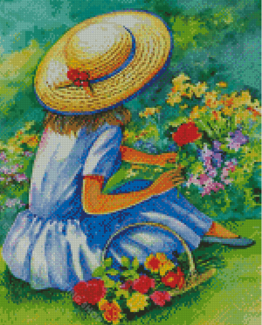 Women Gardening Diamond Painting