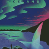 Wonders Of Iceland Poster Diamond Painting