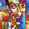 Abstract Mr Bean Diamond Painting