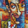 Abstract Mr Bean Diamond Painting