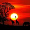 Aesthetic Sunset Safari Diamond Painting