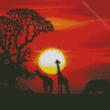 Aesthetic Sunset Safari Diamond Painting