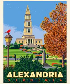 Alexandria Virginia Diamond Painting