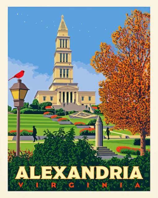 Alexandria Virginia Diamond Painting