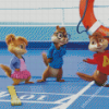 Alvin And The Chipmunks Animation Diamond Painting