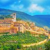 Assisi Italian Town Diamond Painting