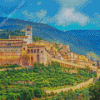 Assisi Italian Town Diamond Painting