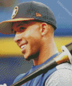 Astros Michael Brantley Player Diamond Painting