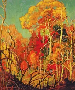 Autumn In Orillia By Franklin Carmichael Diamond Painting