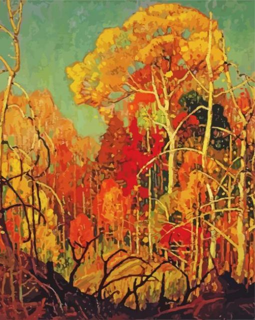 Autumn In Orillia By Franklin Carmichael Diamond Painting