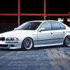 Bmw E39 White Car Diamond Painting