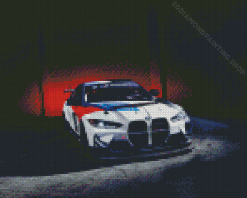 Bmw M4 Car Diamond Painting