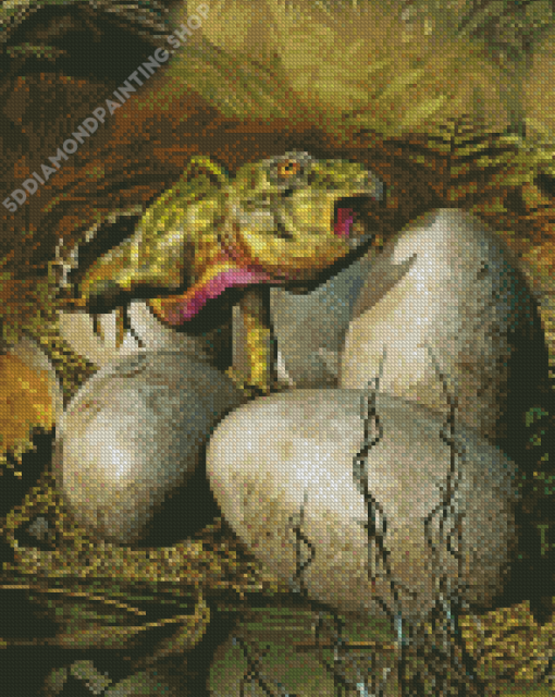 Baby Dinosaur Diamond Painting