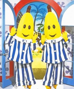 Bananas In Pajamas Animated Tv Serie Diamond Painting