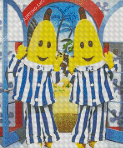 Bananas In Pajamas Animated Tv Serie Diamond Painting