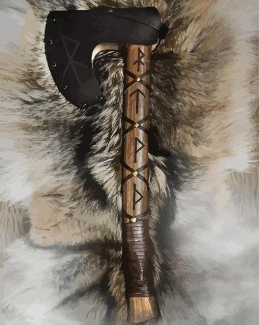 Hache Viking Diamond Painting