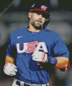 Baseballer Team Usa Diamond Painting