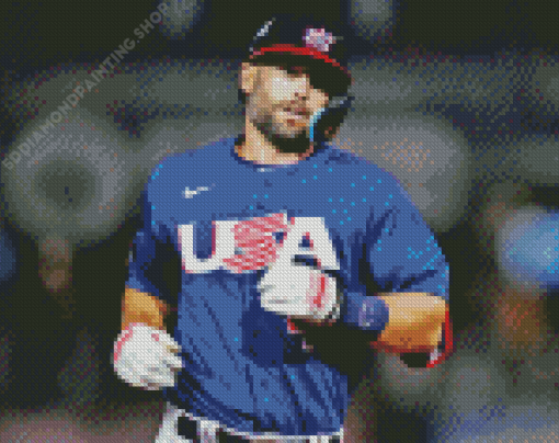 Baseballer Team Usa Diamond Painting