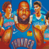 Basketball Players Okc Thunder Diamond Painting