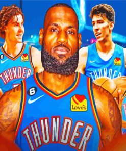 Basketball Players Okc Thunder Diamond Painting