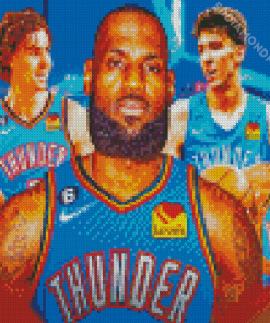 Basketball Players Okc Thunder Diamond Painting