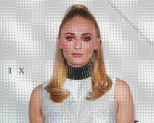 Beautiful Sophie Turner Diamond Painting