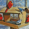 Bird Feeder Diamond Painting