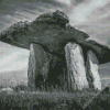 Black And White Dolmen Diamond Painting