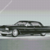 Black And White Cadillac 1959 Diamond Painting