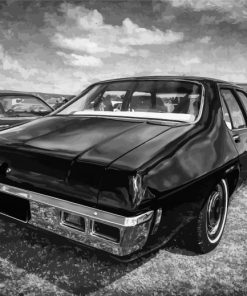 Black And White Holden HQ Kingswood Diamond Painting