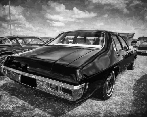 Black And White Holden HQ Kingswood Diamond Painting