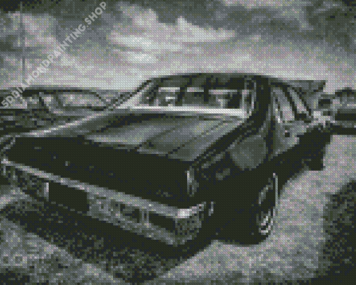 Black And White Holden HQ Kingswood Diamond Painting