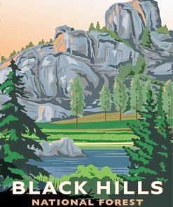 Black Hills National Forest Poster Diamond Painting