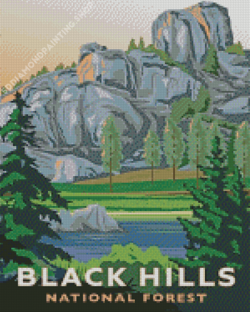 Black Hills National Forest Poster Diamond Painting