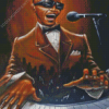 Black Man At Piano Diamond Painting