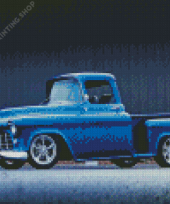 Blue Chevy Diamond Painting