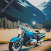 Blue Motorcycle Diamond Painting