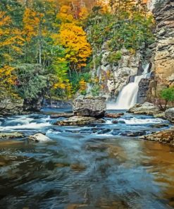 Blue Ridge Linville Falls Diamond Painting