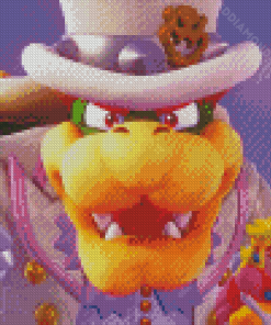 Bowser And Princess Diamond Painting