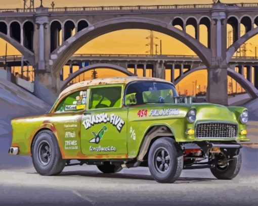 Brendon Vetuskey 55 Chevy Gasser Diamond Painting