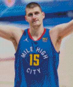 Denver Nuggets Nikola Jokic Diamond Painting