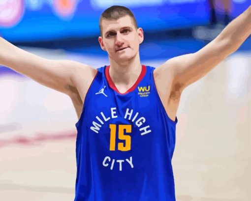 Denver Nuggets Nikola Jokic Diamond Painting