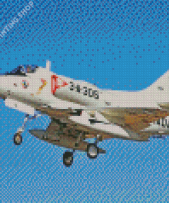 Douglas A4 Skyhawk US Navy Diamond Painting