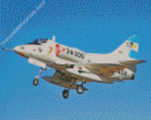 Douglas A4 Skyhawk US Navy Diamond Painting