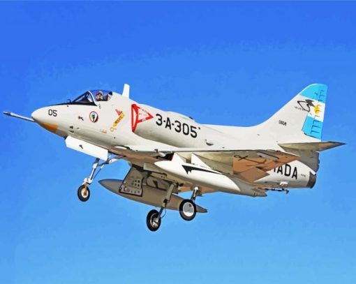 Douglas A4 Skyhawk US Navy Diamond Painting