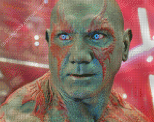 Drax The Destroyer Hero Diamond Painting