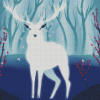 Fantasy White Deer Diamond Painting