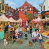 Farm Market Village Diamond Painting