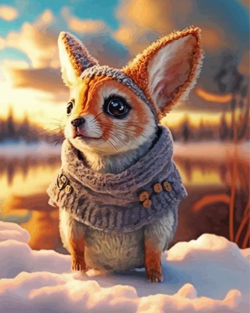 Fennec Fox Diamond Painting