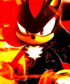 Fire Shadow Sonic Diamond Painting